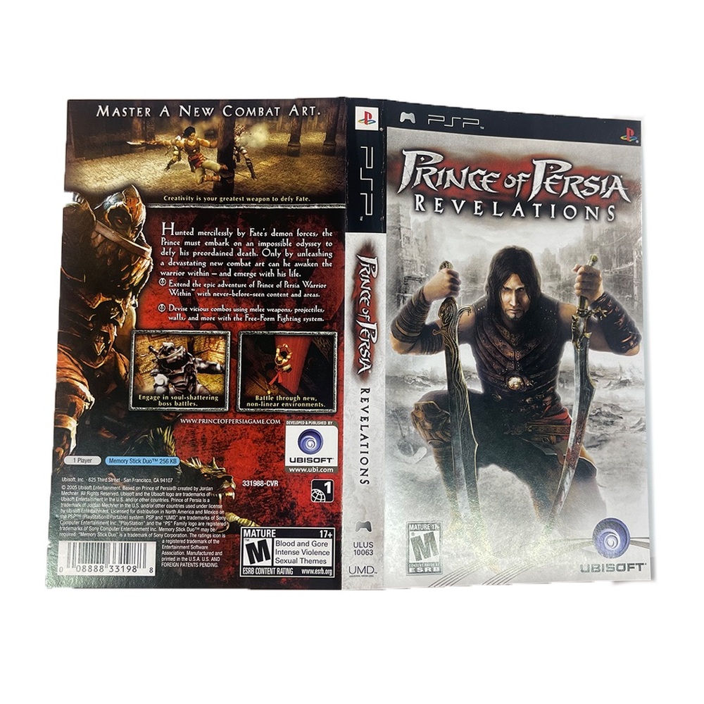 PRINT ONLY ** PSP | UMD (2005) PRINCE OF PERSIA: REVELATIONS  **PRINT ONLY